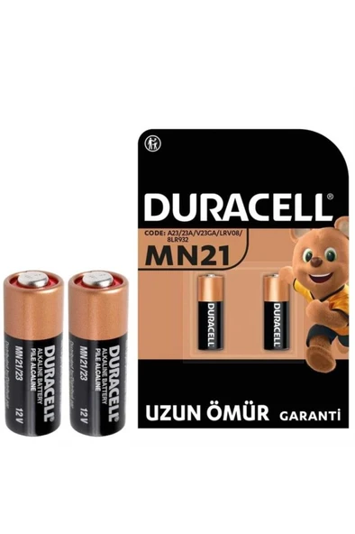Duracell 23A Lityum Mn21 Alarm Pili (2Li Paket) ürün görseli 1