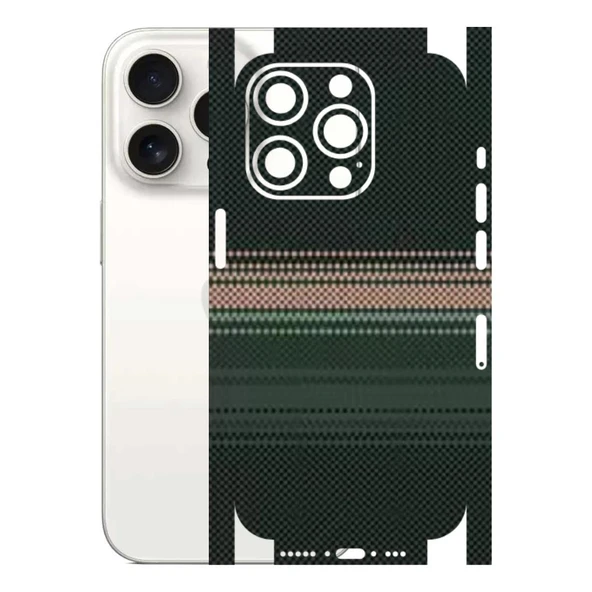 Kapps Iphone 15 Pro ile Uyumlu Rainbow Serisi Premium Kaplama 360  Yeşil-Sarı ürün görseli 1