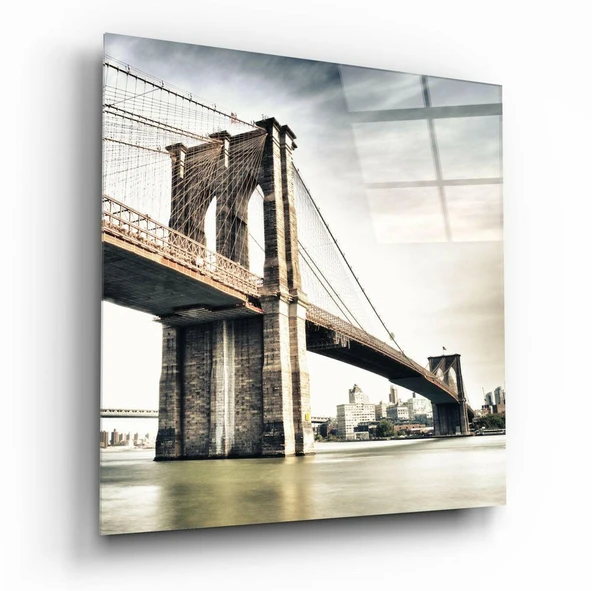 Brooklyn Köprüsü Cam Tablo ürün görseli 1