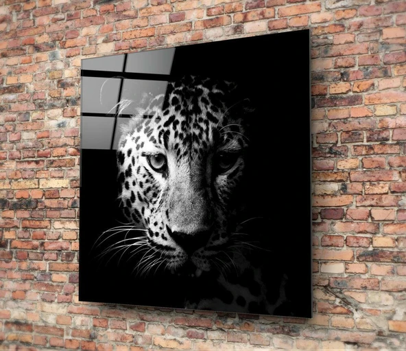 Leopar Cam Tablo - Resim 2