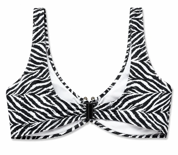 Büyük Beden U Telli Kadın Bikini Üst - Resim 8