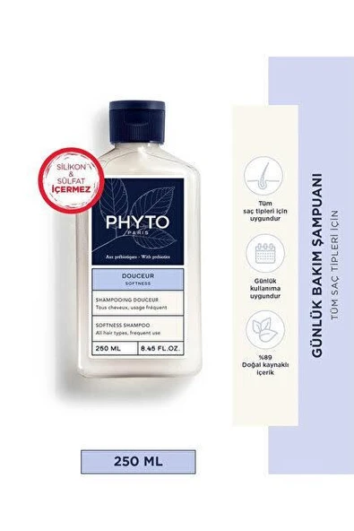 Phyto Softness Shampoo 250 ml - Resim 3