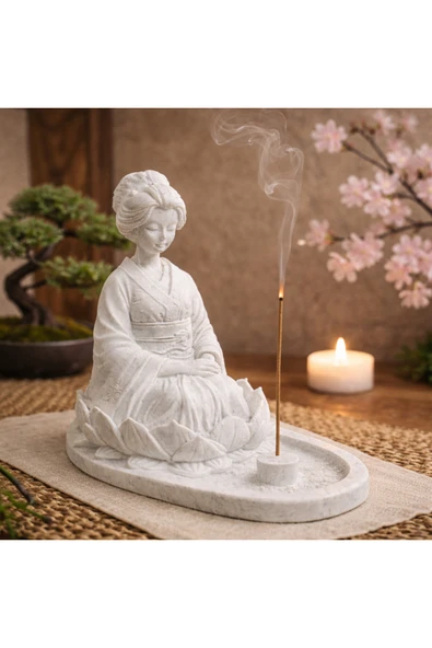 Otscraft Studio Lotus Meditasyon Tütsülüğü – Zen Ruhunu Mekânına Taşı ürün görseli 1