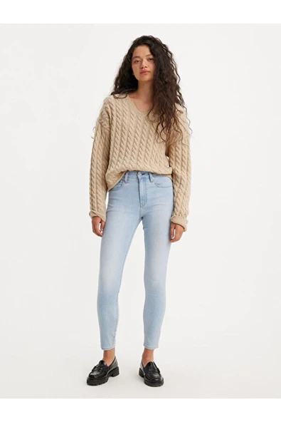 Levi's Yüksek Bel Dar Kesim Midi Jean - Minimalist Günlük Stil ürün görseli 1