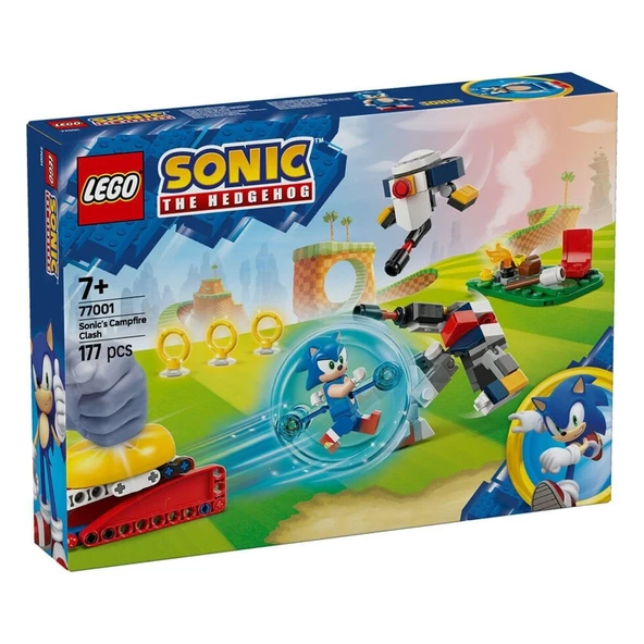 77001 Lego Sonic the Hedgehog Sonicin Kamp Ateşi Çarpışması 177 parça +7 yaş ürün görseli 1