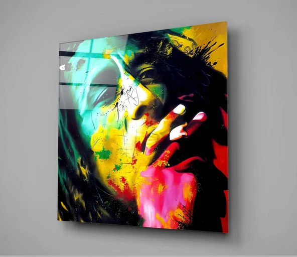 Reggae Efsanesi Cam Tablo - Resim 2