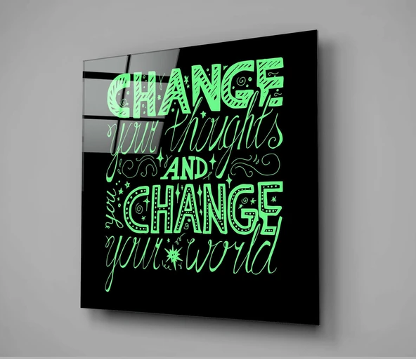 “Change Your World” Cam Tablo - Resim 2