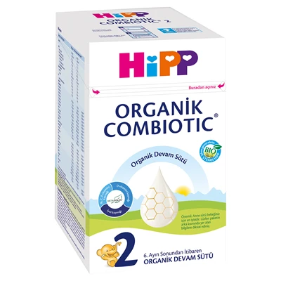 HİPP Organik Combiotic Bebek Sütü 600 G No 2 4'li Avantaj Paketi ürün görseli 1