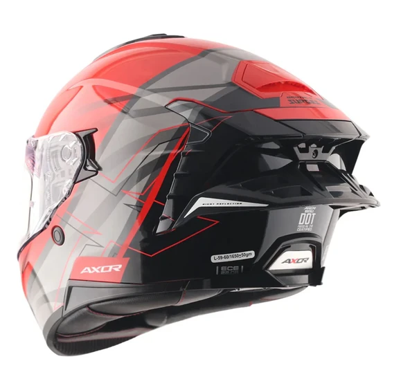 Axor Brutale Surges Kapalı Kask - Resim 5