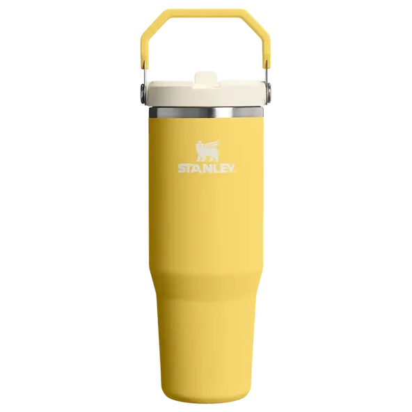 Stanley IceFlow Straw Tumbler Pipetli Termos 0,89 Lt Daffodil ürün görseli 1