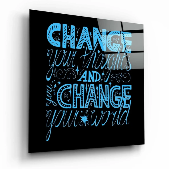 “Change Your World” Cam Tablo ürün görseli 1