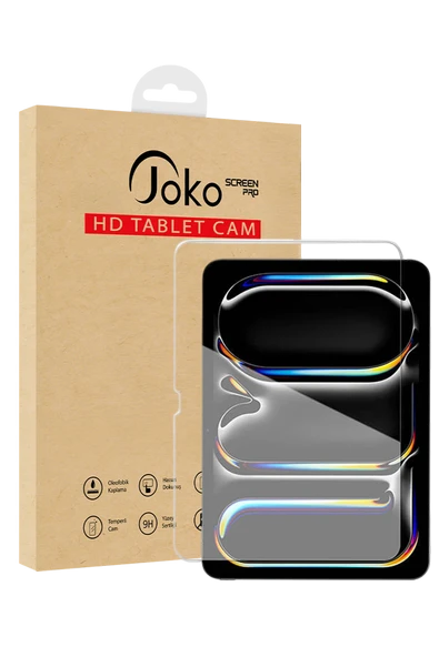 Joko Apple iPad 9.7 (2017) HD Tablet Cam Ekran Koruyucu - Şeffaf ürün görseli 1