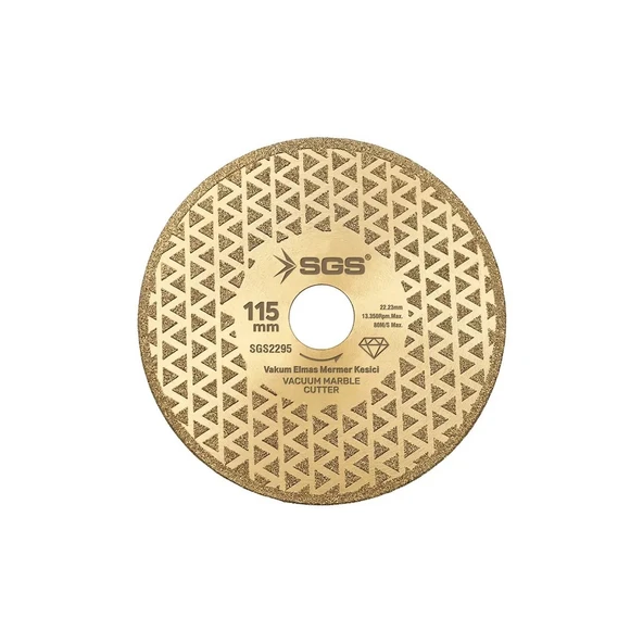 Sgs2295 Vakum Elmas Mermer Granit Seramik Kesici 115mm ürün görseli 1