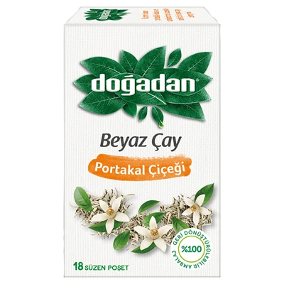 doğadan Beyaz Çay 18Li Portakal Çiçeği 6'li Avantaj Paketi ürün görseli 1