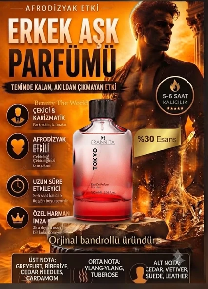 Toky Edp 100 ml Premium Erkek Parfümü (Peşinden Koşturan Özel Seri) ürün görseli 1