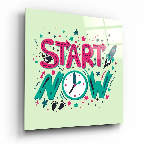 “Start Now” Cam Tablo ürün görseli 1