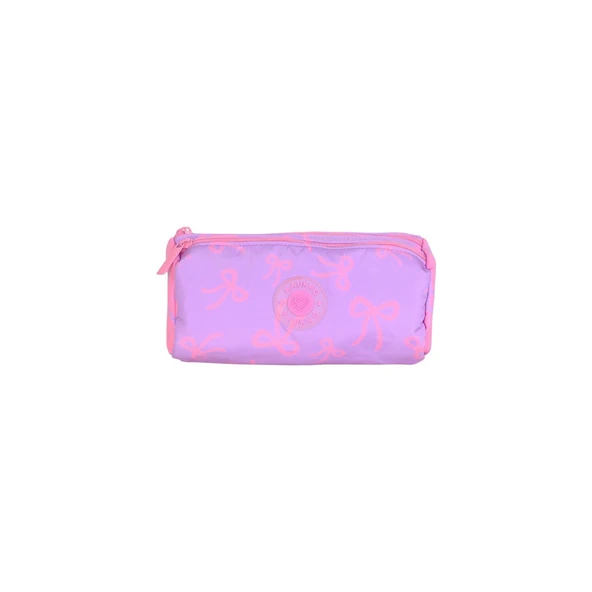 Kaukko Bow Kalem Çantası Lilac-Pink K1881 ürün görseli 1