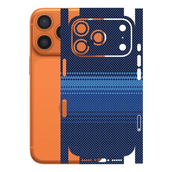 Kapps Iphone 17 Pro ile Uyumlu Rainbow Serisi Premium Kaplama 360  Mavi ürün görseli 1