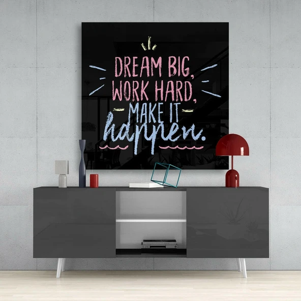 “Dream Big” Cam Tablo - Resim 4