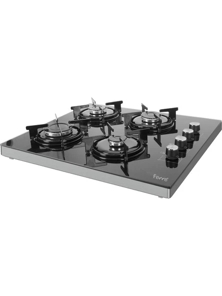 FerreS2240 Siyah Cam Set Üstü Ocak ürün görseli 1