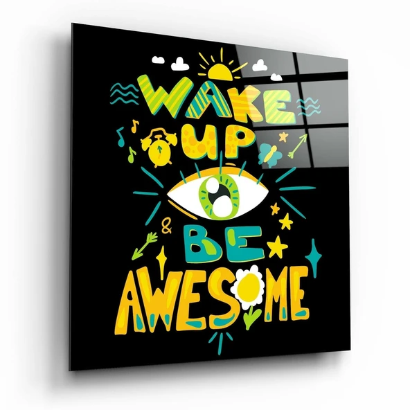 “Wake Up” Cam Tablo ürün görseli 1