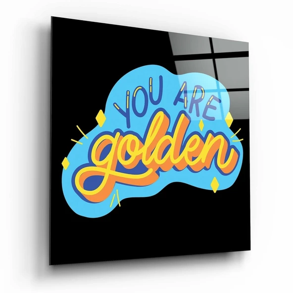 “You Are Golden” Cam Tablo ürün görseli 1
