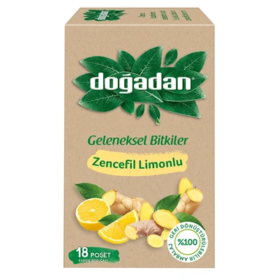 doğadan Bitki Çay 18Li Zencefil&Limon 6'li Avantaj Paketi ürün görseli 1