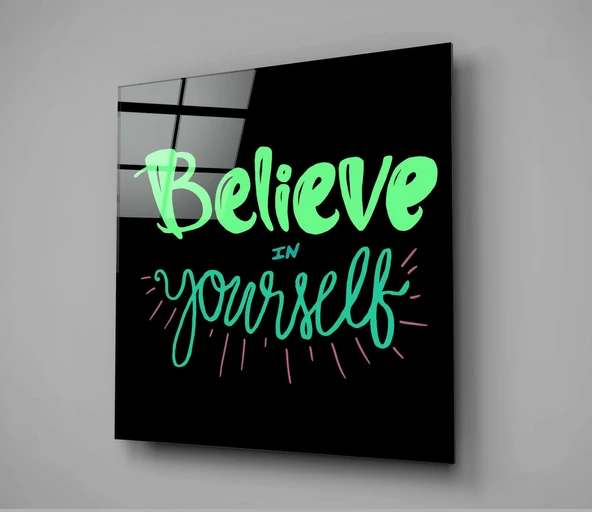“Believe in Yourself” Cam Tablo - Resim 2