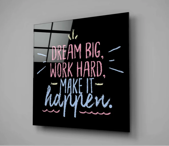 “Dream Big” Cam Tablo - Resim 2