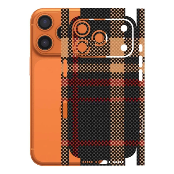 Kapps Iphone 17 Pro ile Uyumlu Rainbow Serisi Premium Kaplama 360  Siyah-Sarı ürün görseli 1