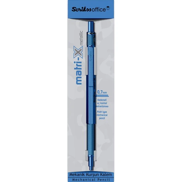SCRIKSS MATRI-X VERSATIL 0.7 METALIK MAVI KUTULU ürün görseli 1