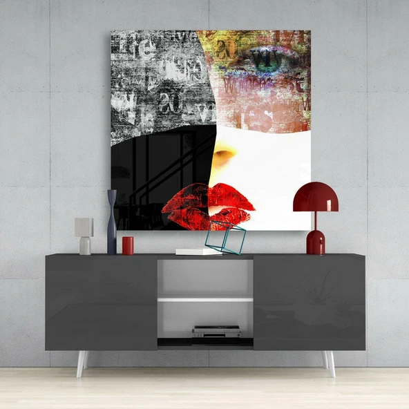 Parçalar Cam Tablo - Resim 4