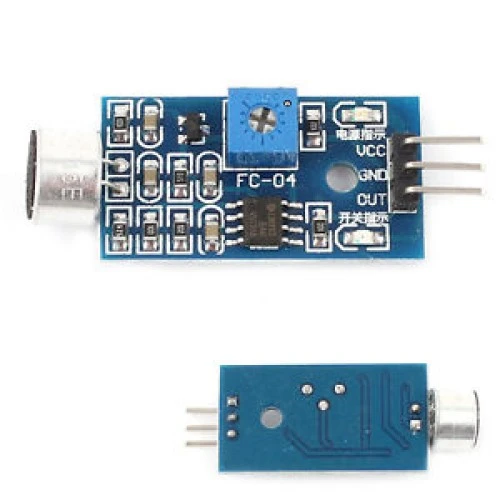 Arduino Ses Sensör Kartı Modülü Mikrofon Sensörü 3 Pin Mavi Board ürün görseli 1