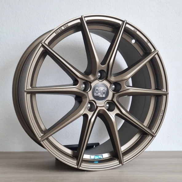 MSW-DR1 CANT 5X114.3 18X8 ET45 73.1 RALLY BRONZE JANT DESIGNED BY O.Z. ürün görseli 1