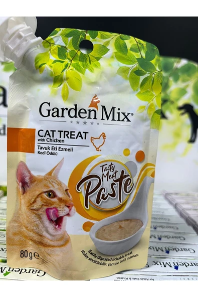 GARDEN MİX TAVUK ETİ EZMELİ KEDİ ÖDÜLÜ 80GR ürün görseli 1