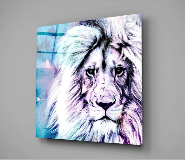 Aslan Cam Tablo - Resim 2