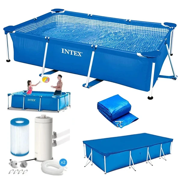 İntex 28272 Havuz + Filtre + Örtü ürün görseli 1