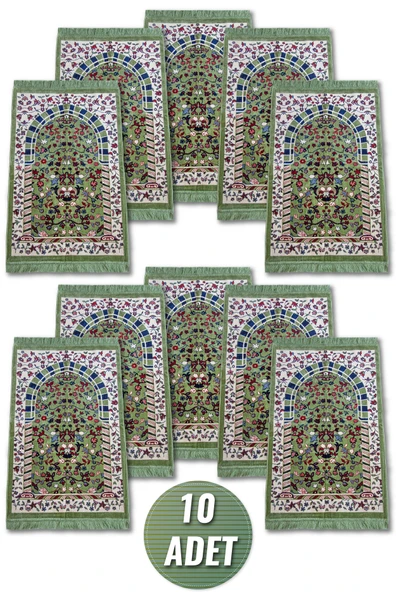 10 Adet Kadife Ravza Desenli Seccade ürün görseli 1