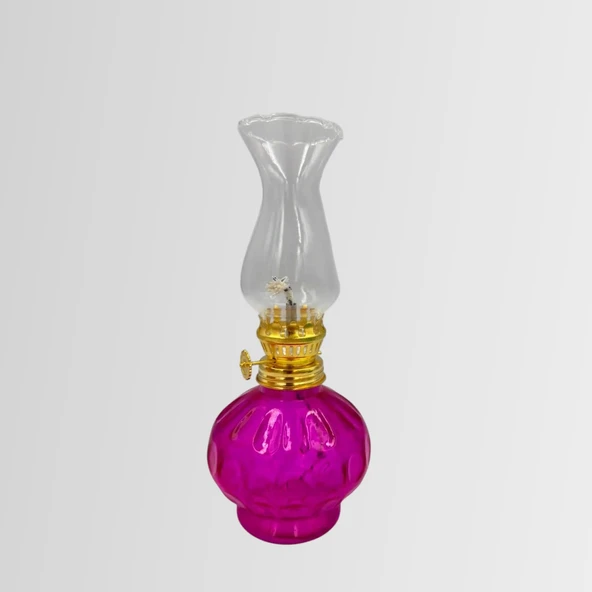 İdare Kandil  Nostalji Gaz Lambası Mini Pembe ürün görseli 1