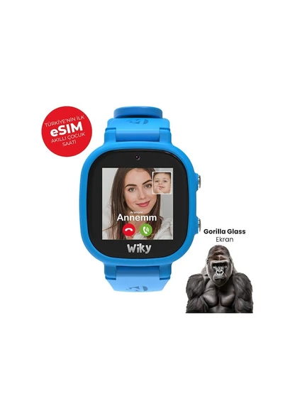 Wiky Watch 5E Mavi Akıllı Çocuk Saati ürün görseli 1
