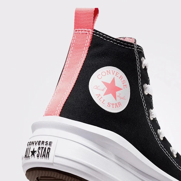 Chuck Taylor All Star Move Çocuk Siyah Sneaker - Resim 7