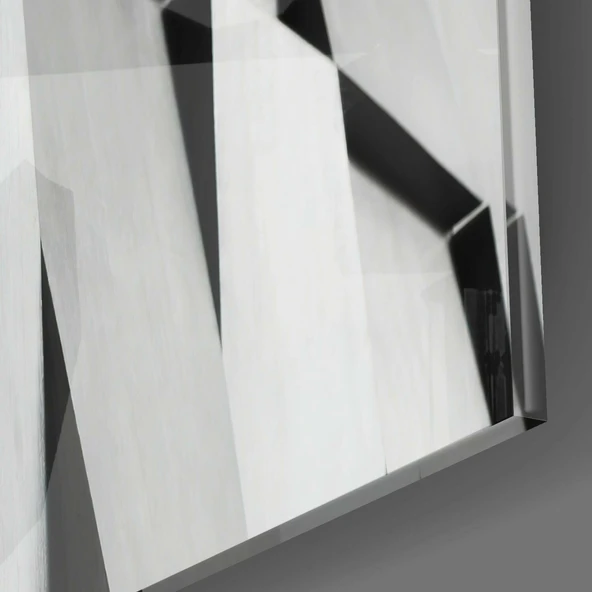 Modern Soyutluk Cam Tablo - Resim 3