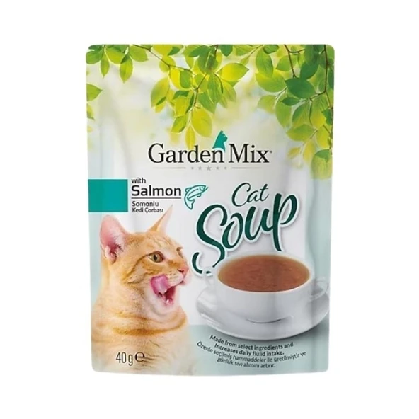 GARDEN MİX SOMONLU KEDİ ÇORBASI 40GR ürün görseli 1