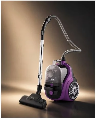 Fakir Lucid Cyclone Toz Torbasız Elektrikli Süpürge Mor - HEPA 11 Filtreli Güçlü Emiş Sistemi ürün görseli 1
