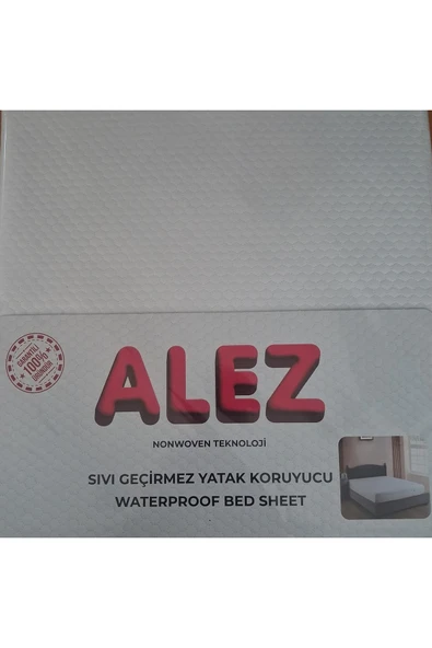 SIVI GEÇİRMEZ YATAK KORUYUCU WATERPROOF ALEZ 120 X 200 + 30 cm BAZA ürün görseli 1