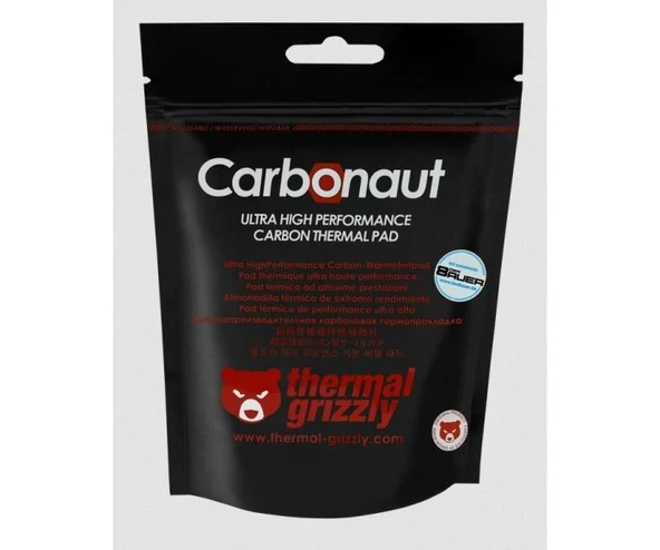 THERMALGRIZZLY Carbonaut 32x32x0.2mm Termal Pad - TG-CA-32-32-02-R ürün görseli 1