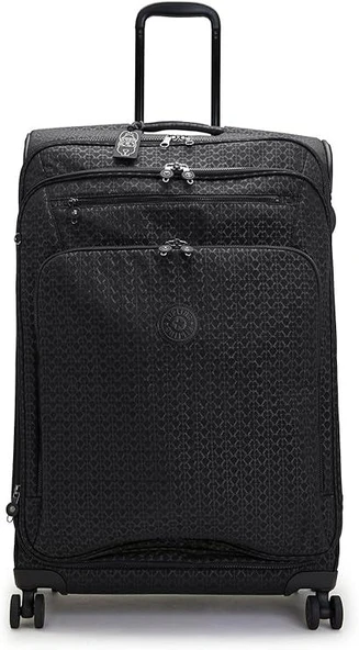 Kipling Siyah Unisex Çekçekli Sert Valiz NEW YOURI SPIN KI7572K59 L ürün görseli 1