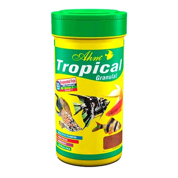 Ahm Tropical Granulat Balık Yemi 100ml ürün görseli 1