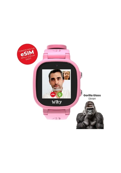 Wiky Watch 5E Pembe Akıllı Çocuk Saati ürün görseli 1