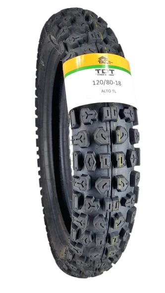 120/80-18 TT (TUBETYPE - İÇ LASTİKLİ TİP) Motosiklet Lastiği ALTO ürün görseli 1